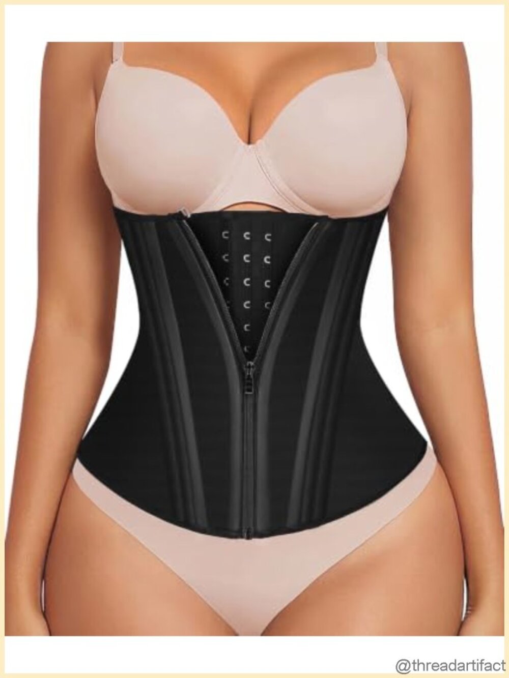 SHAPERX Waist Trainer Corset Shapewear Tummy Control Workout Waist Cincher with